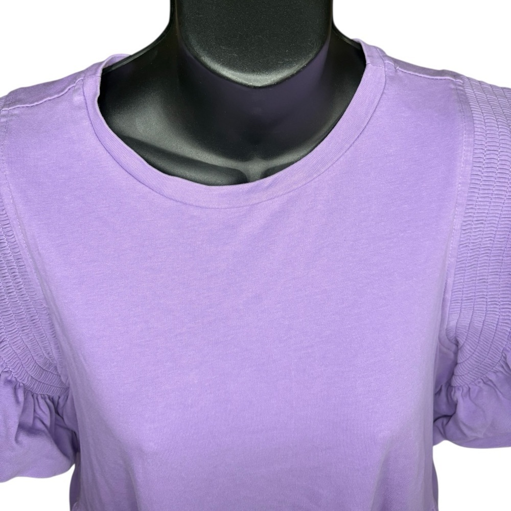 English Factory Purple Ruffled Tiered Sundress mini sz M preloved - Picture 2 of 9